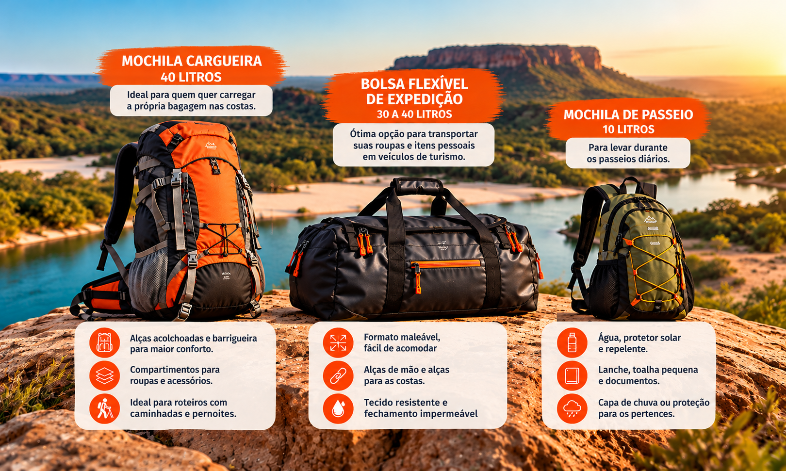 Qual modelo de bagagem escolher?